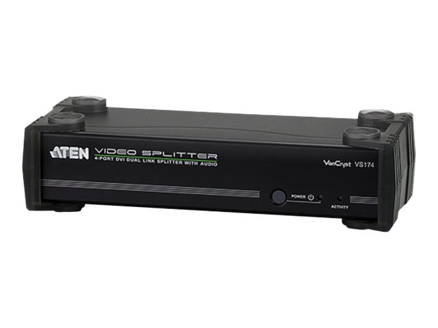 ATEN VanCryst VS174 - Video-/Audio-Splitter - 4 x DVI + 4 x Audio