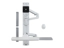 Ergotron LX Wall Mount System - Befestigungskit (Wandarm, Maushalterung, Tastaturarm, 2 Kabelkanäle, Handgelenkkissen, Wandschiene 10", Wandschiene 34")