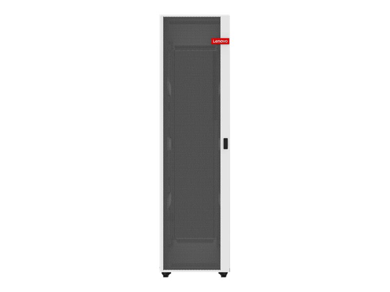 Lenovo ThinkSystem - Schrank Netzwerkschrank - pearl - 48U - 48.3 cm (19")