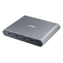 ATEN USB-C 4K DisplayPort KVM Dock Switch 4 - KVM-Umschalter - 2-Port