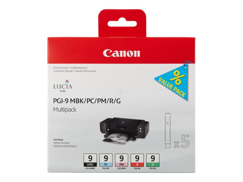 Canon LUCIA Ink Value Pack PGI-9 MBP Multipack