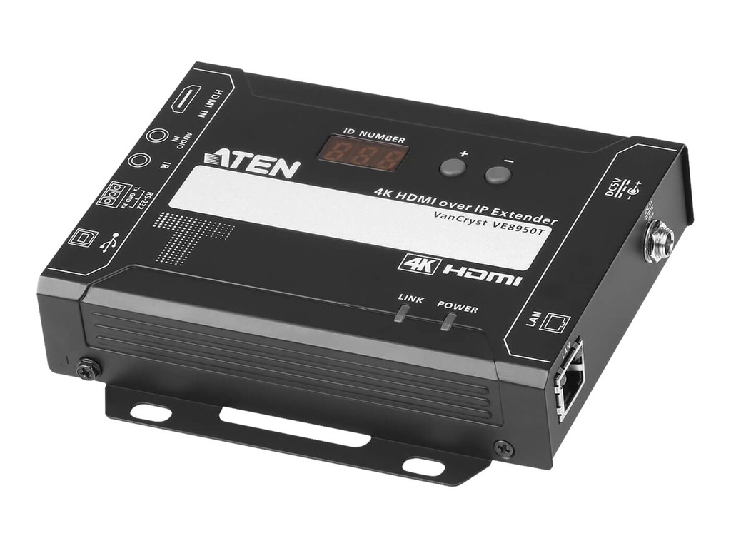 ATEN VE8950T Audio-/Video-Leistungsverstärker AV transmitter Schwarz