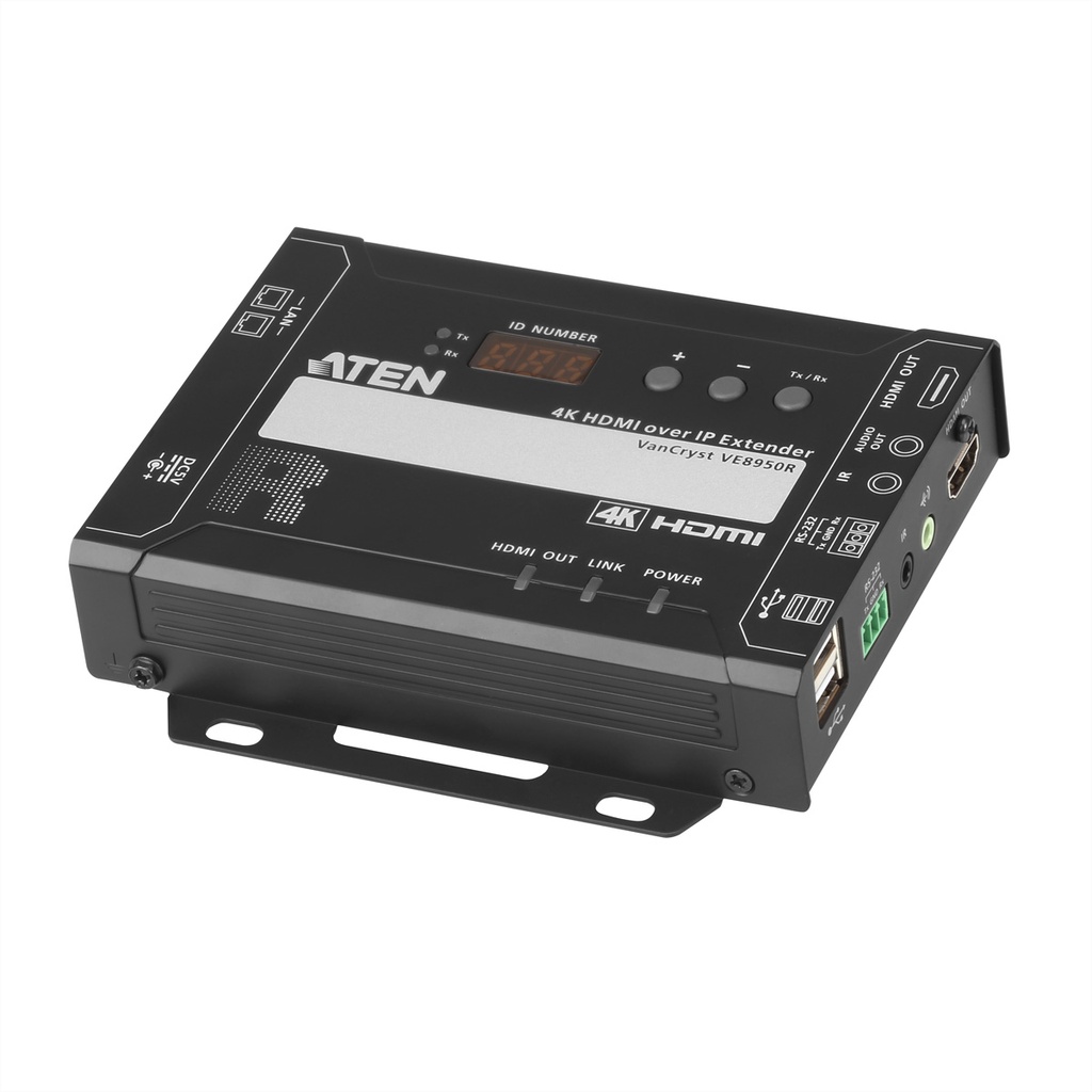ATEN VE8950R 4K HDMI over IP Receiver - KVM-Umschalter - RS-232