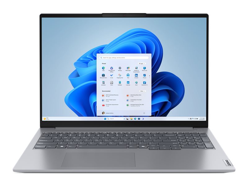 Lenovo ThinkBook 16 G7 ARP 21MW - 180°-Scharnierdesign - AMD Ryzen 7 7735HS / 3.2 GHz - Win 11 Pro - Radeon 680M - 32 GB RAM - 1 TB SSD NVMe - 40.6 cm (16")