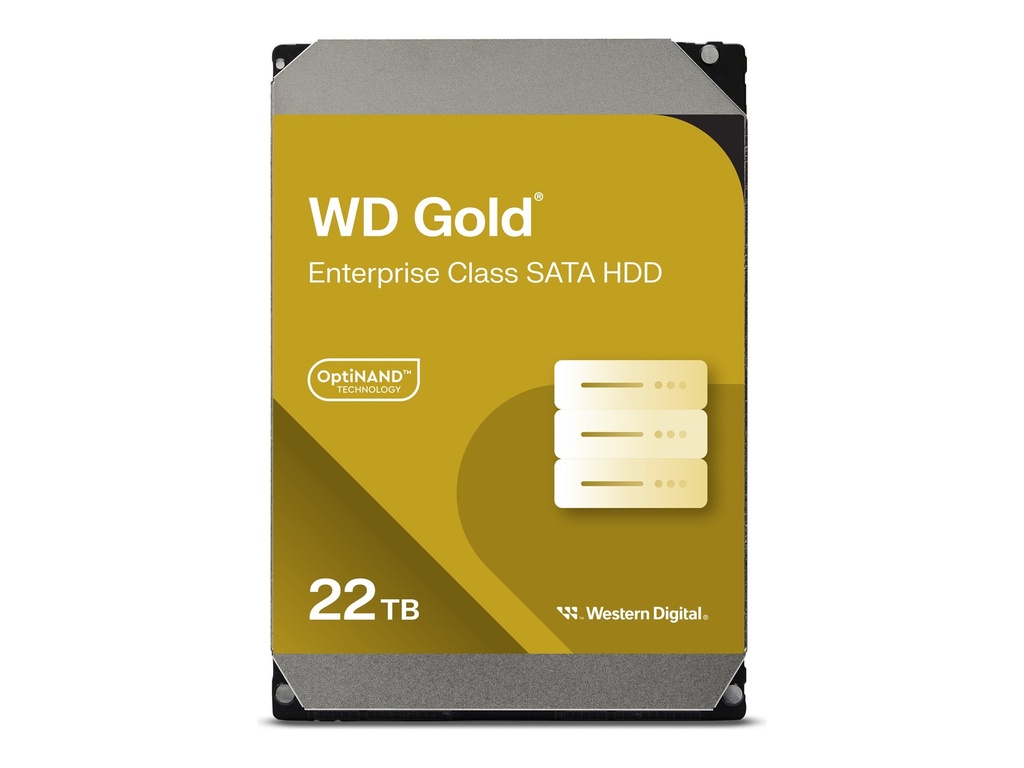 WD Gold WD221KRYZ - Festplatte - Enterprise - 22 TB - intern - 3.5" (8.9 cm)