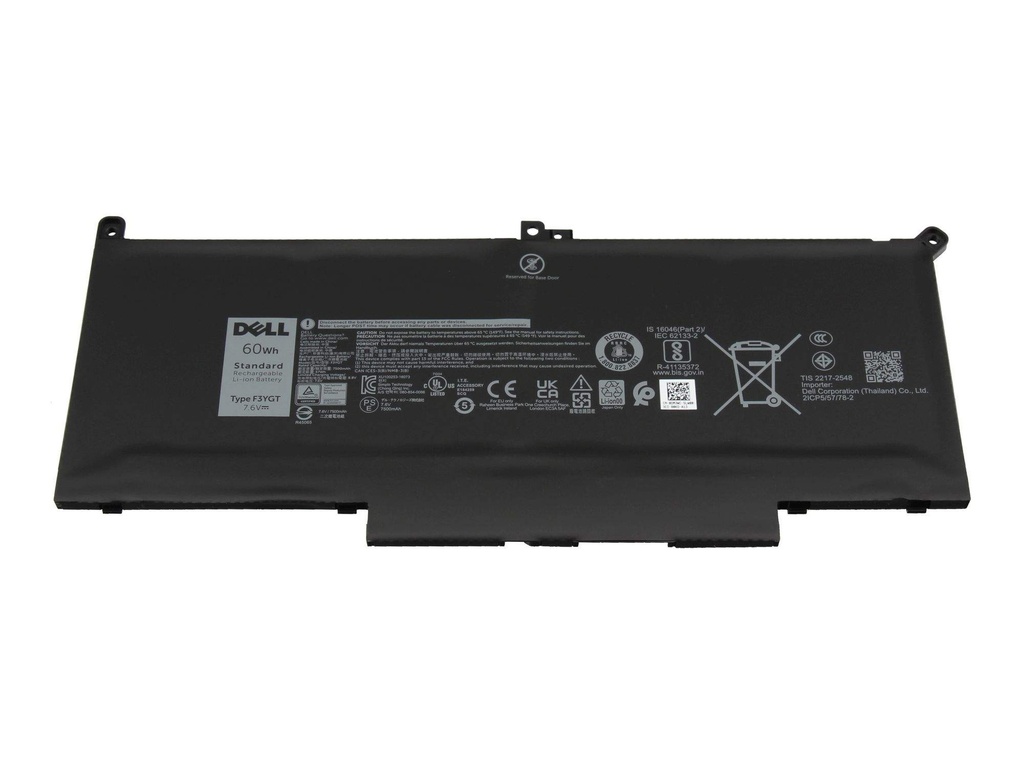 Dell Notebook Battery PRI 60Whr 4C LITH SMP - Batterie - 7.500 mAh