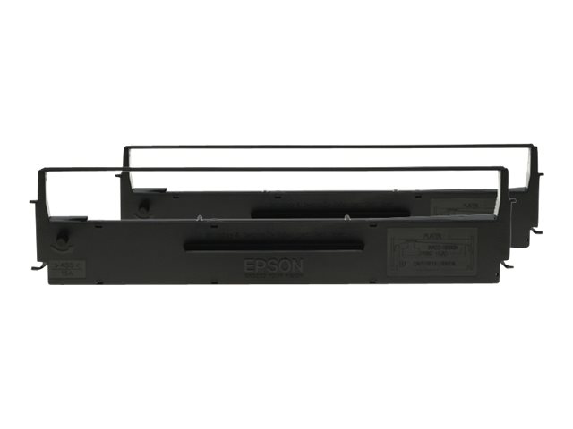 [C13S015647] Epson Dualpack - Schwarz - Farbband - für LX
