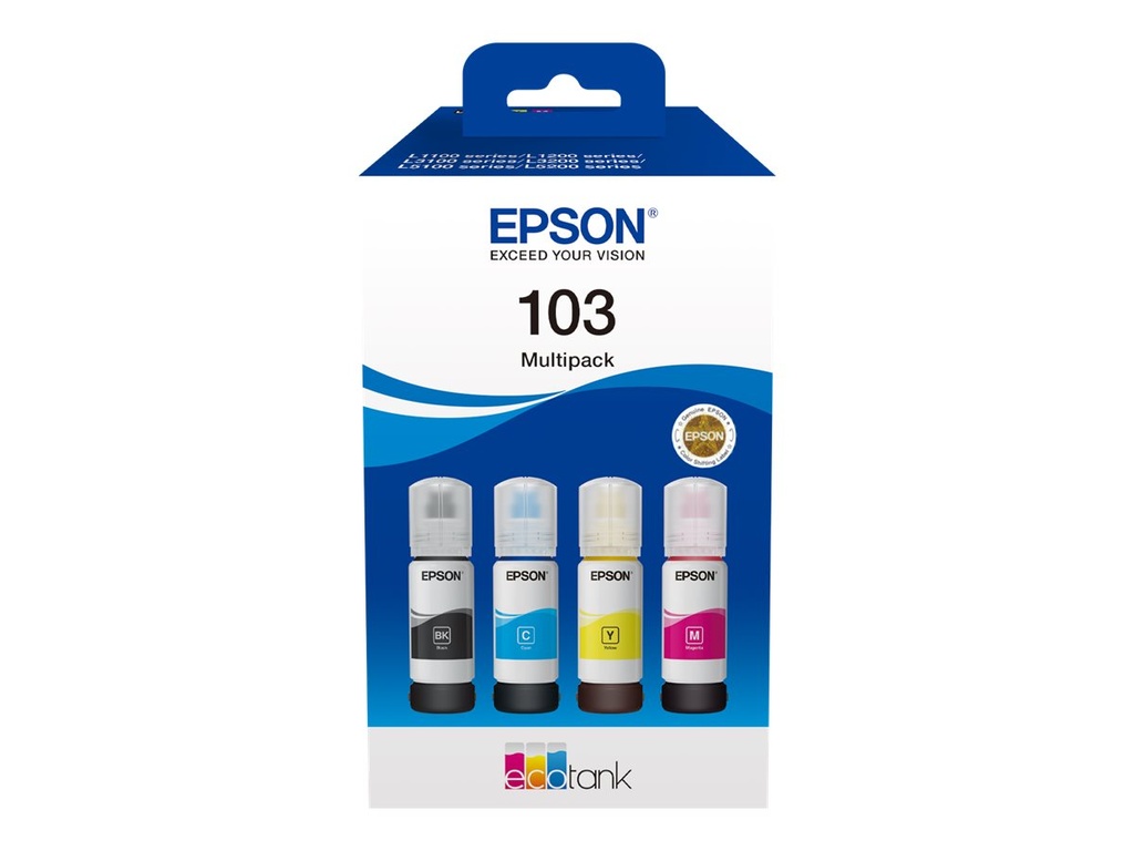 Epson 103 Multipack - 4er-Pack - Schwarz, Cyan, Magenta, Gelb