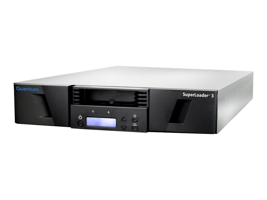 Quantum SuperLoader 3 - Tape Autoloader - 20 TB / 50 TB - Steckplätze: 8 - LTO Ultrium (2.5 TB / 6.25 TB)
