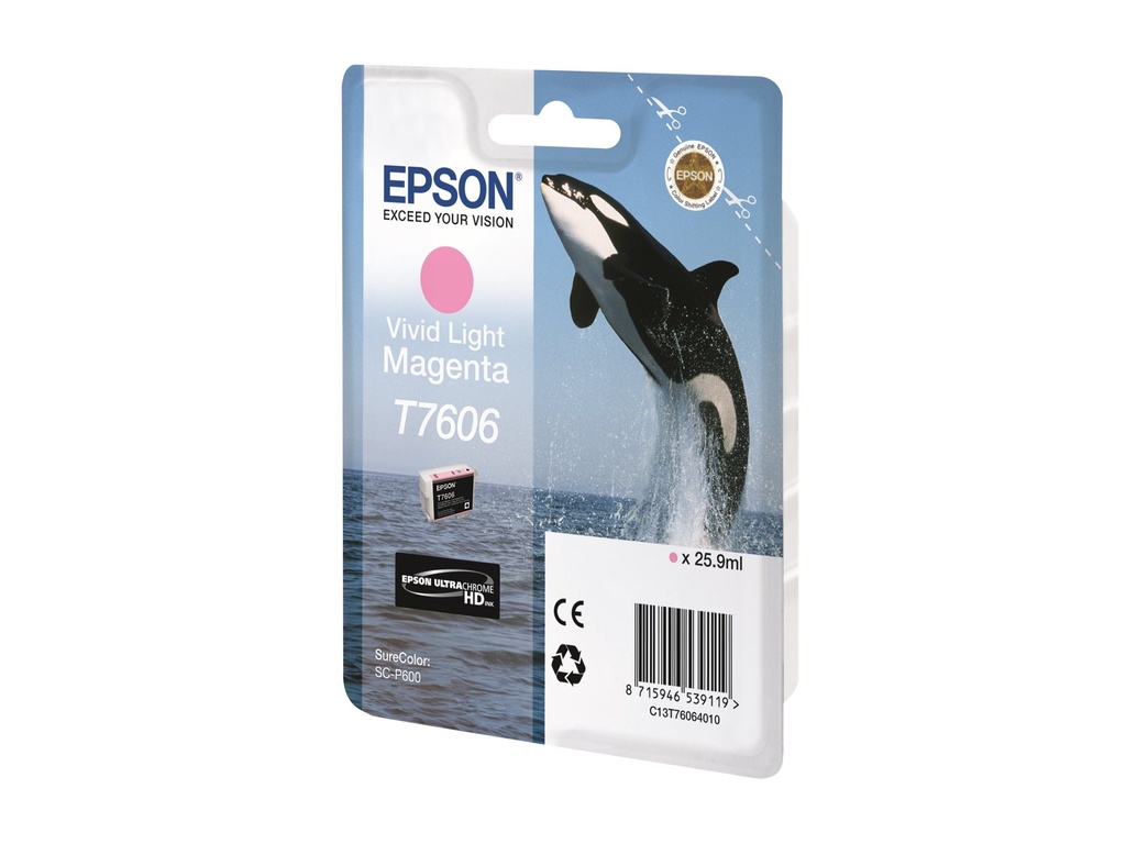 Epson T7606 - 25.9 ml - Vivid Light Magenta