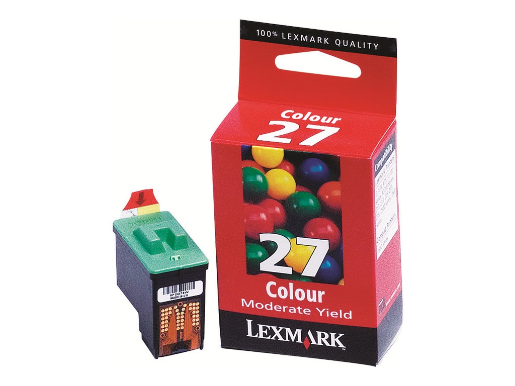 Lexmark Cartridge No. 27 - Farbe (Cyan, Magenta, Gelb)