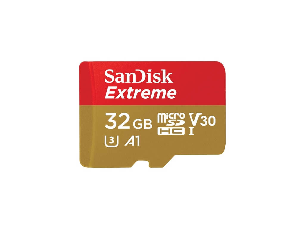 SanDisk Extreme - Flash-Speicherkarte (microSDHC/SD-Adapter inbegriffen)