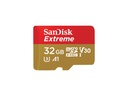 SanDisk Extreme - Flash-Speicherkarte (microSDHC/SD-Adapter inbegriffen)
