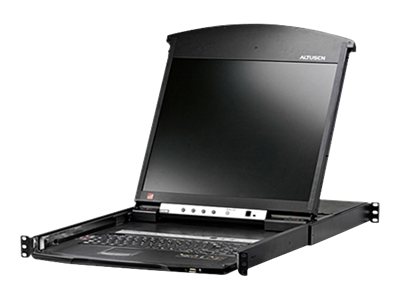 ATEN KL1516AiN - KVM-Konsole mit KVM-Switch - 16 Anschlüsse - PS/2, USB - Deutsch - 48.3 cm (19")