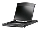 ATEN KL1516AiN - KVM-Konsole mit KVM-Switch - 16 Anschlüsse - PS/2, USB - Deutsch - 48.3 cm (19")
