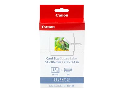 [7429B001] Canon KC-18IS - Farbbandkassetten- und Papier-Kit