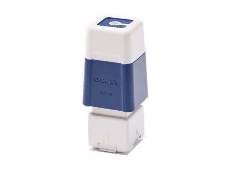 [PR1212E6P] Brother 1212 - Stempel - Selbstfärbend - Blau - Benutzerdefinierter Text - 12 x 12 mm (Packung mit 6)
