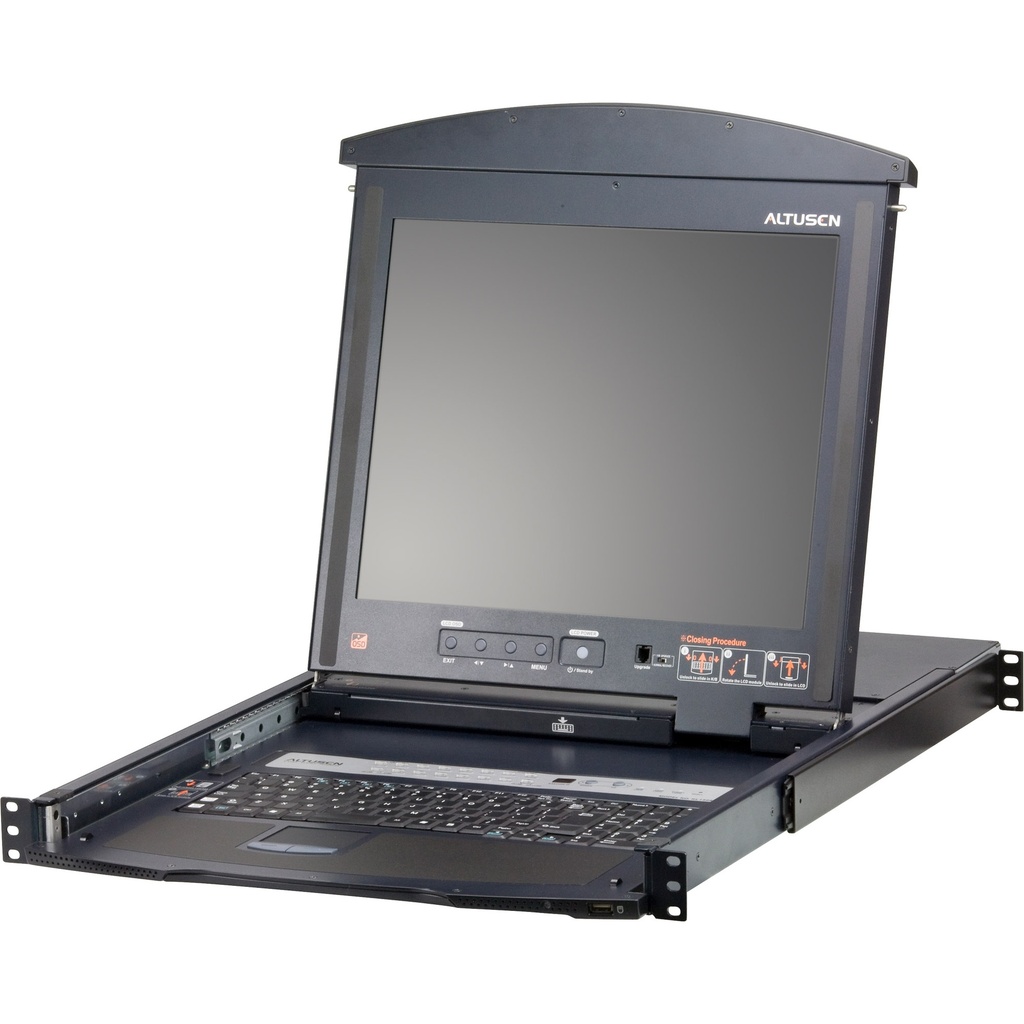 ATEN KL1516AM - USB - PS/2 - USB - PS/2 - 1280 x 1024 Pixel - Schwarz - 1U - LCD
