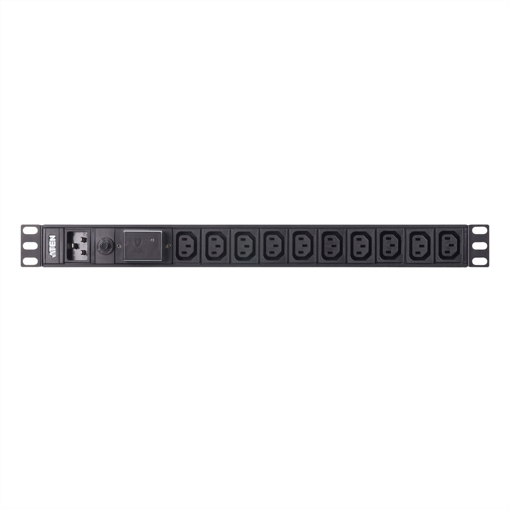 [PE0210SG-AT-G] ATEN PE0210SG 1U 16A Basic PDU 10 Port - (Offline-) USV - 3.840 W