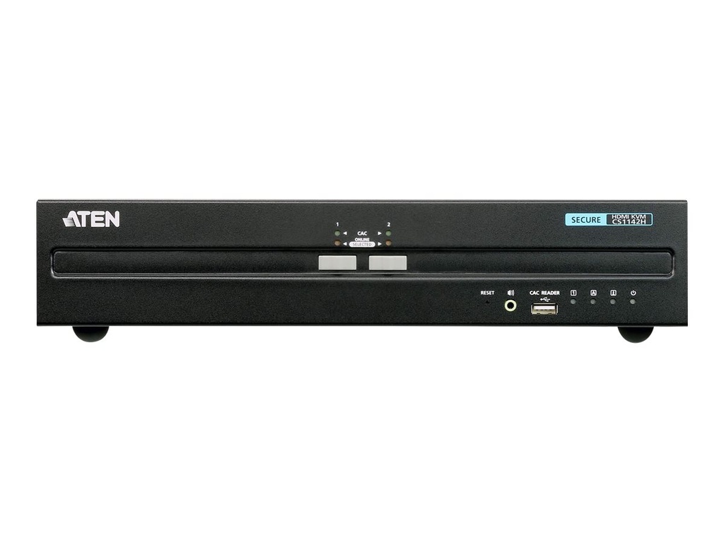 ATEN CS1142H - PSS PP v3.0 Compliant - KVM-/Audio-Switch