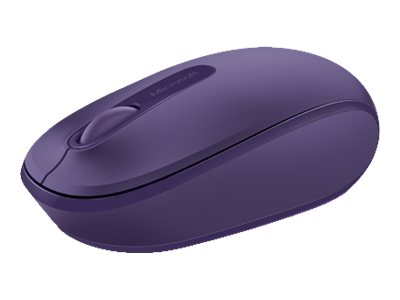 Microsoft Wireless Mobile Mouse 1850 - Maus - rechts- und linkshändig - optisch - 3 Tasten - kabellos - 2.4 GHz - kabelloser Empfänger (USB)