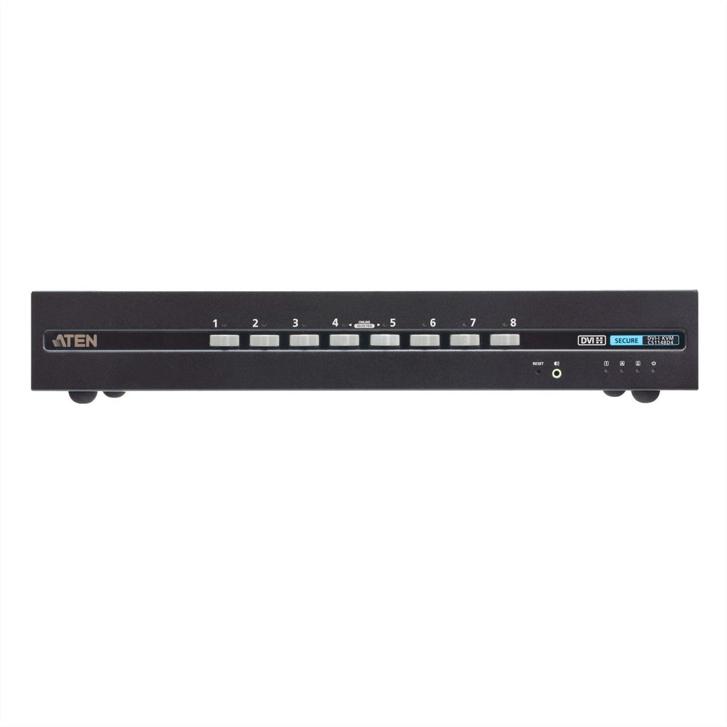 ATEN CS1148D4 USB 4K DVI Dual Display Secure KVM - KVM-Umschalter - 8-Port