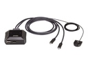 ATEN US3312 - KVM-/Audio-/USB-Switch - mit fernbedienbarem