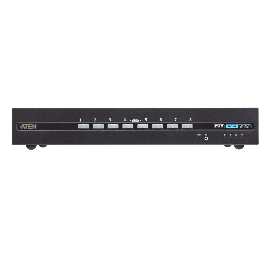 ATEN CS1188D4 USB 4K DVI Secure KVM - KVM-Umschalter - 8-Port