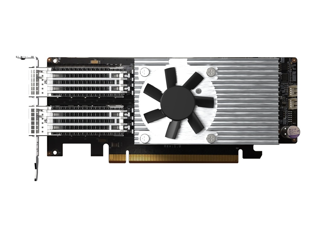 QNAP QXG-100G2SF-E810 - Netzwerkadapter - PCIe 4.0 x16 Low-Profile