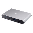 ATEN US3342 USB-C Gen2 Peripheral Sharing Switch 2 x