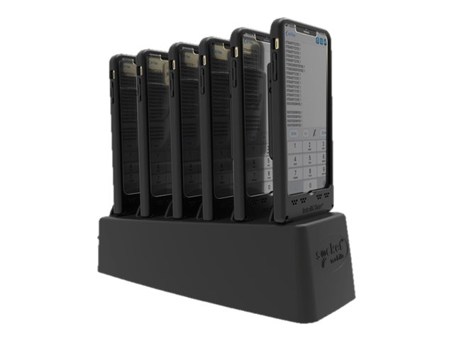 Socket Mobile DuraSled DS860 - Mit 6 Bay-Ladegerät - Barcode-Scanner - Begleiter - 2D-Imager - decodiert - Bluetooth 2.1 EDR (Packung mit 6)