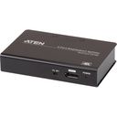 ATEN VS192 - DisplayPort - 2x DisplayPort - 4096 x 2160 Pixel - Schwarz - Metall - 3840 x 2160 - 4096 x 2160