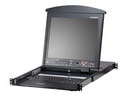 ATEN ALTUSEN KL1508AN - KVM-Konsole mit KVM-Switch - 8 Anschlüsse - PS/2, USB - German QWERTZ - 48.3 cm (19")