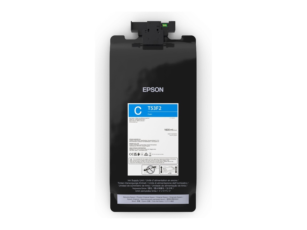 Epson T53F2 - 1.6 L - Cyan - original - Tintenbeutel