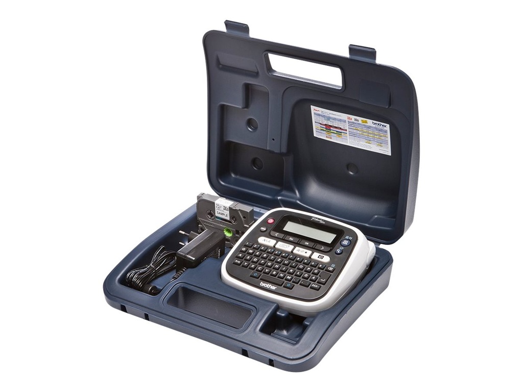 Brother P-Touch PT-D200BWVP - Beschriftungsgerät - s/w - Thermotransfer - Rolle (1,2 cm)