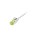 Synergy 21 Patchkabel RJ45, CAT6A 500Mhz, 2m, grau, U/FTP, slimline rund d=3,8mm, TPE/LSZH(Superflex), AWG32, mit CAT7 Rohkabel, - Kabel - Netzwerk
