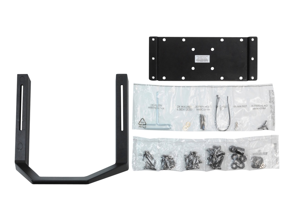 Ergotron Montagekomponente (Griff, Anschlussplatte) - für LCD-Display - Schwarz - Bildschirmgröße: bis zu 81,3 cm (bis zu 32 Zoll)