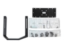 Ergotron Montagekomponente (Griff, Anschlussplatte) - für LCD-Display - Schwarz - Bildschirmgröße: bis zu 81,3 cm (bis zu 32 Zoll)