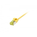 Synergy 21 Patchkabel RJ45 Cat6a 500Mhz gelb U/FTP slimline rund d - Kabel - Netzwerk