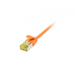 Synergy 21 Patchkabel RJ45 CAT6A 500Mhz orange U/FTP slimline rund d - Kabel - Netzwerk