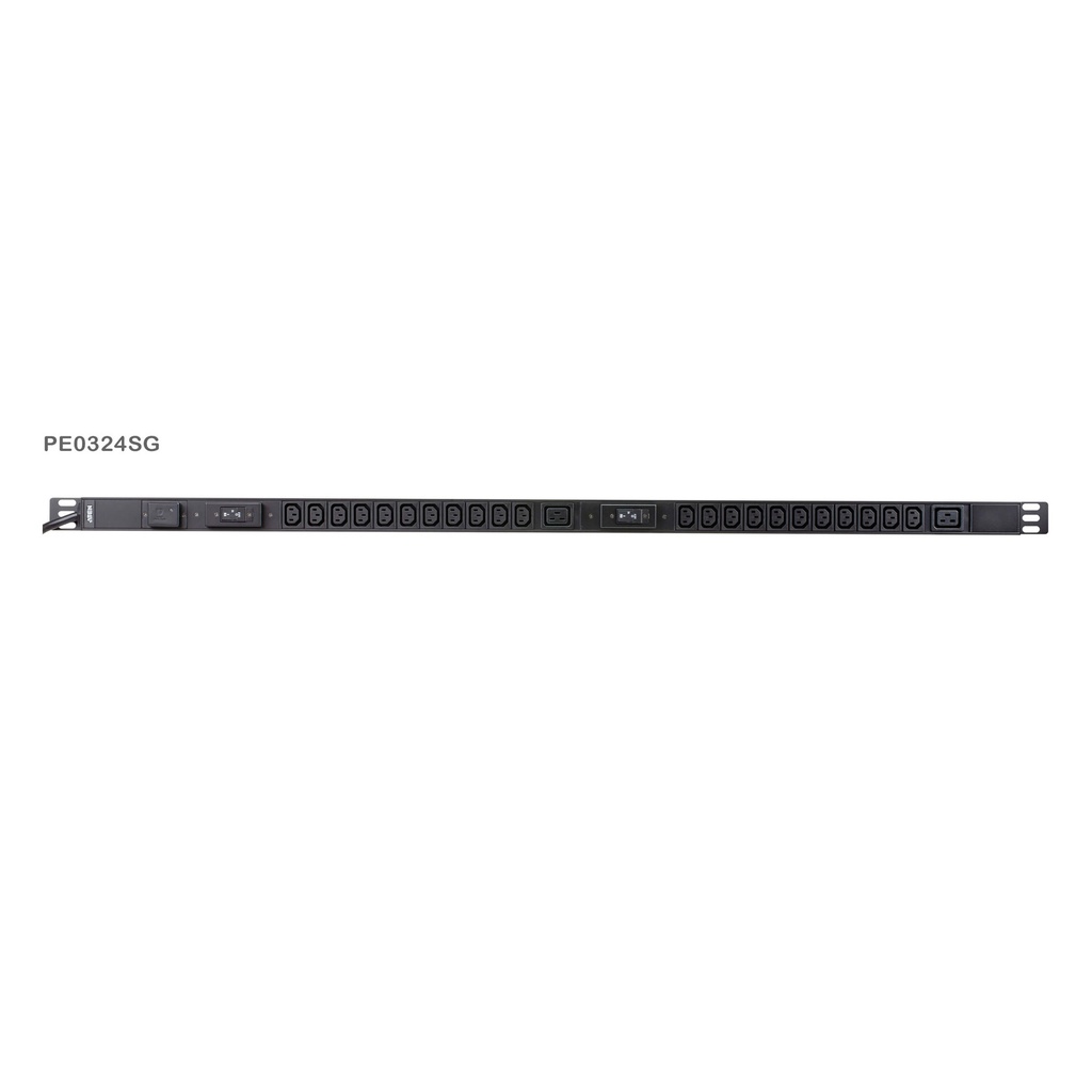 ATEN PE0324SG 0U 24 Port Basis PDU mitÜberspannungsschutz - (Offline-) USV - Rack-Modul