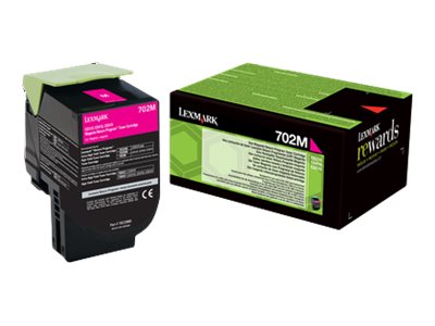Lexmark 702M - Magenta - original - Tonerpatrone LCCP, LRP