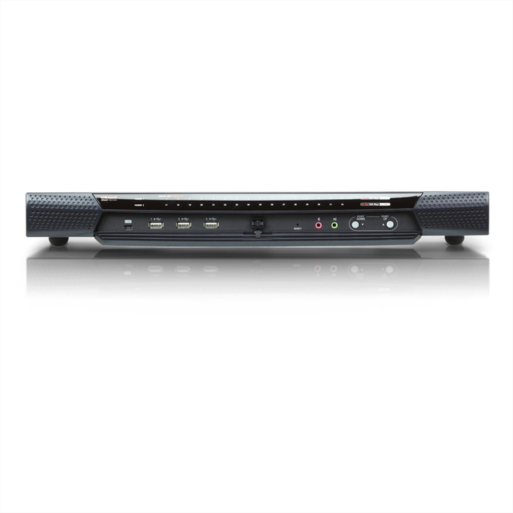 ATEN KN2132V-AX-G Tastatur/Video/Maus (KVM)-Switch Rack-Einbau Schwarz