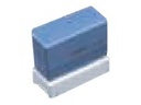 Brother 3458 - Stempel - vorgetränkt - Blau - Benutzerdefinierter Text - 34 x 58 mm (Packung mit 12)
