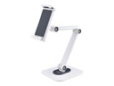 StarTech.com Einstellbarer Tablet Tischständer - Tablet Wandhalterung - Aufstellung - für Tablett - Aluminium und Stahl - weiß - Bildschirmgröße: 11.93-32.76 cm (4.7"-12.9")