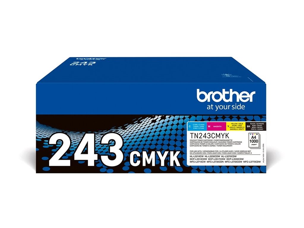 [TN243CMYK] Brother TN243CMYK Value Pack - 4er-Pack - Schwarz