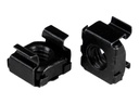 StarTech.com M5 Käfigmutter - 100er Pack - Schwarz - M5 Montagemutter für Server Rack und Serverschrank - Käfigmuttern - Schwarz (Packung mit 100)