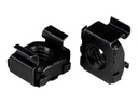 StarTech.com Startech M6 Käfigmuttern - 100er Pack - Schwarz - M6 Muttern für Server Racks und Serverschränke - Käfigmuttern - Schwarz (Packung mit 100)