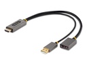 StarTech.com Startech 30 cm HDMI auf DisplayPort Adapter, 4K HDMI auf DP Kabel - Adapterkabel - HDMI, USB (nur Strom)