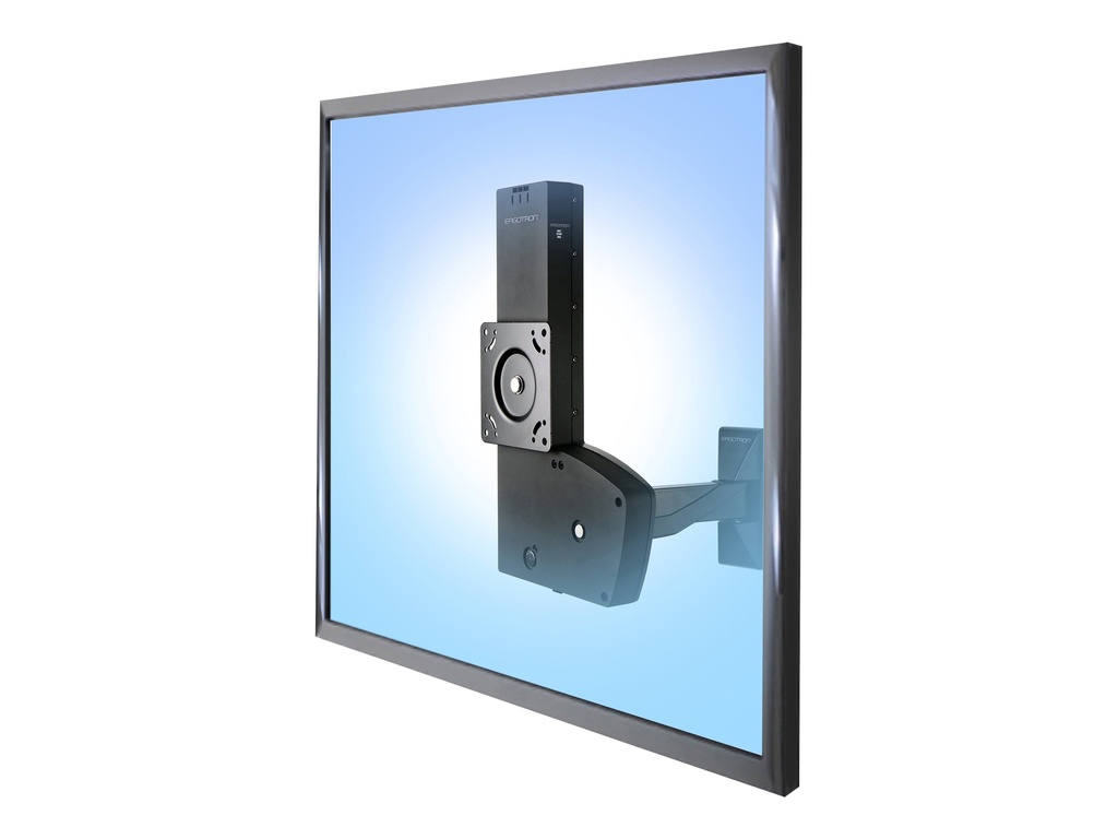 Ergotron Befestigungskit (VESA-Adapter, Lift-Element, voll beweglicher Arm) - Konstante Krafttechnologie - für LCD-Display - Gleitschiene, für leichte Last mit Verlängerung (LD-X)